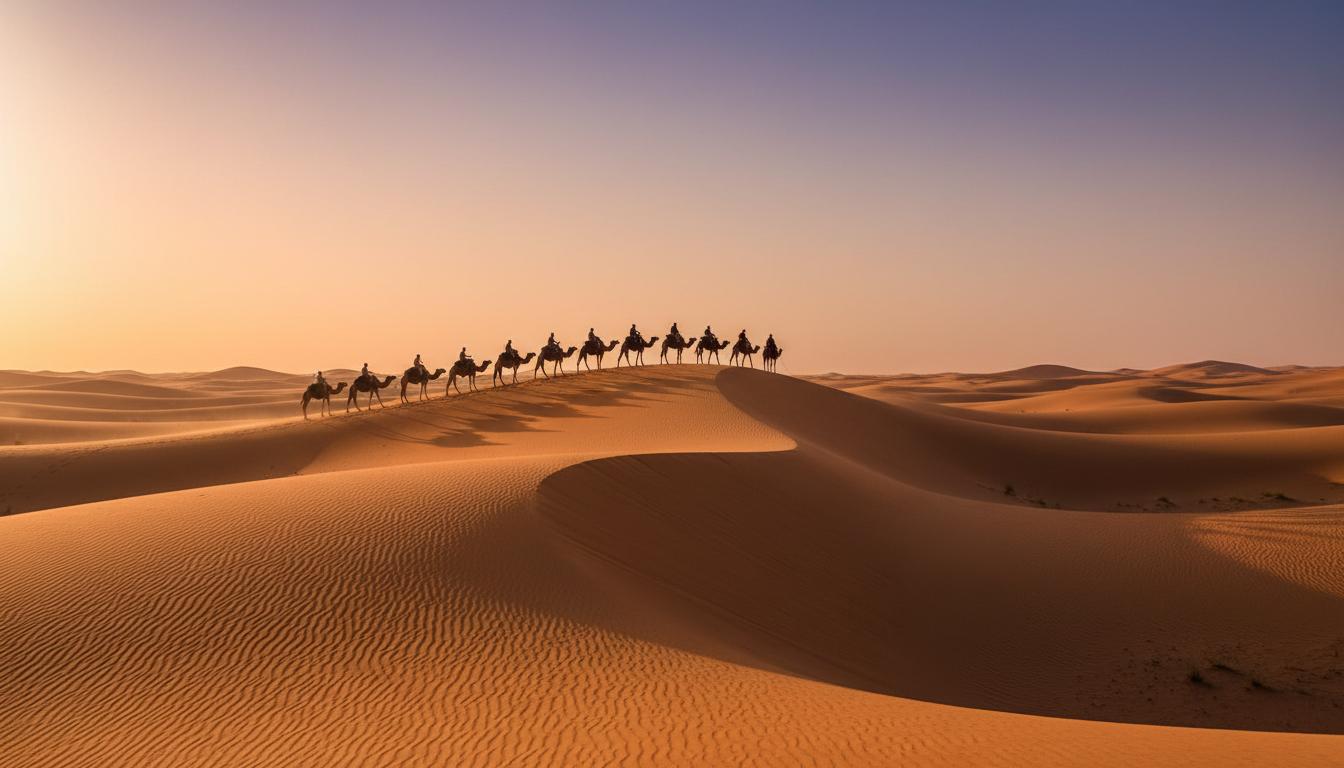 Morocco Desert Camel Caravan